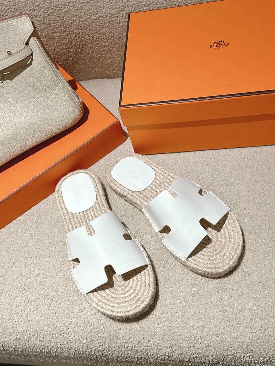 Hermes Man Straw Sandal-12
